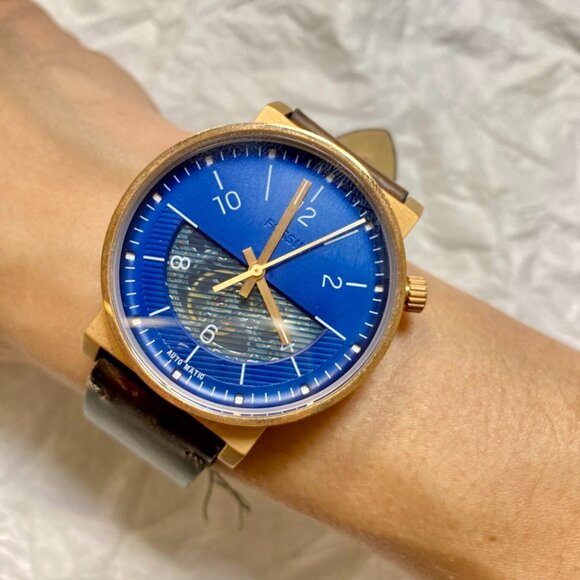 Fossil ME3169 Barstow Automatic Brown Leather Watch - Picture 2 of 7